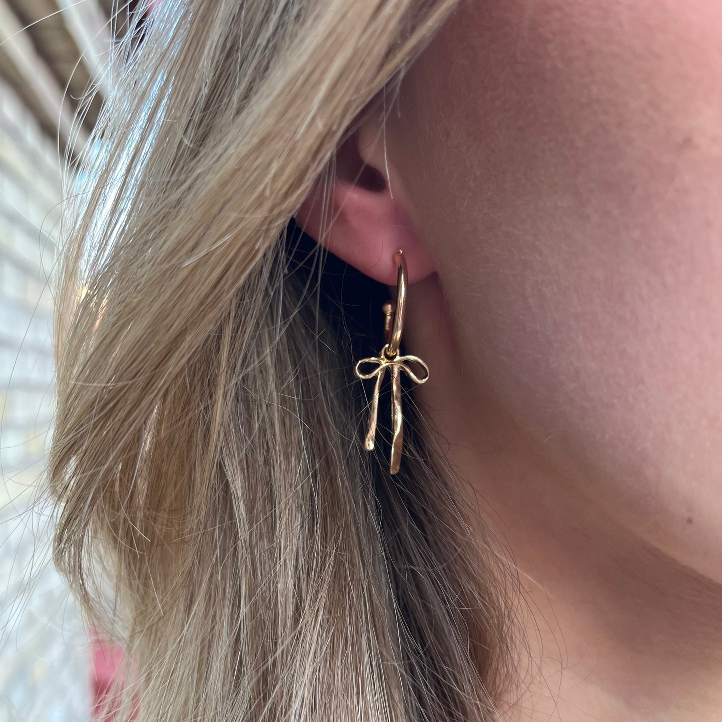 Loose Bow Tie Earrings
