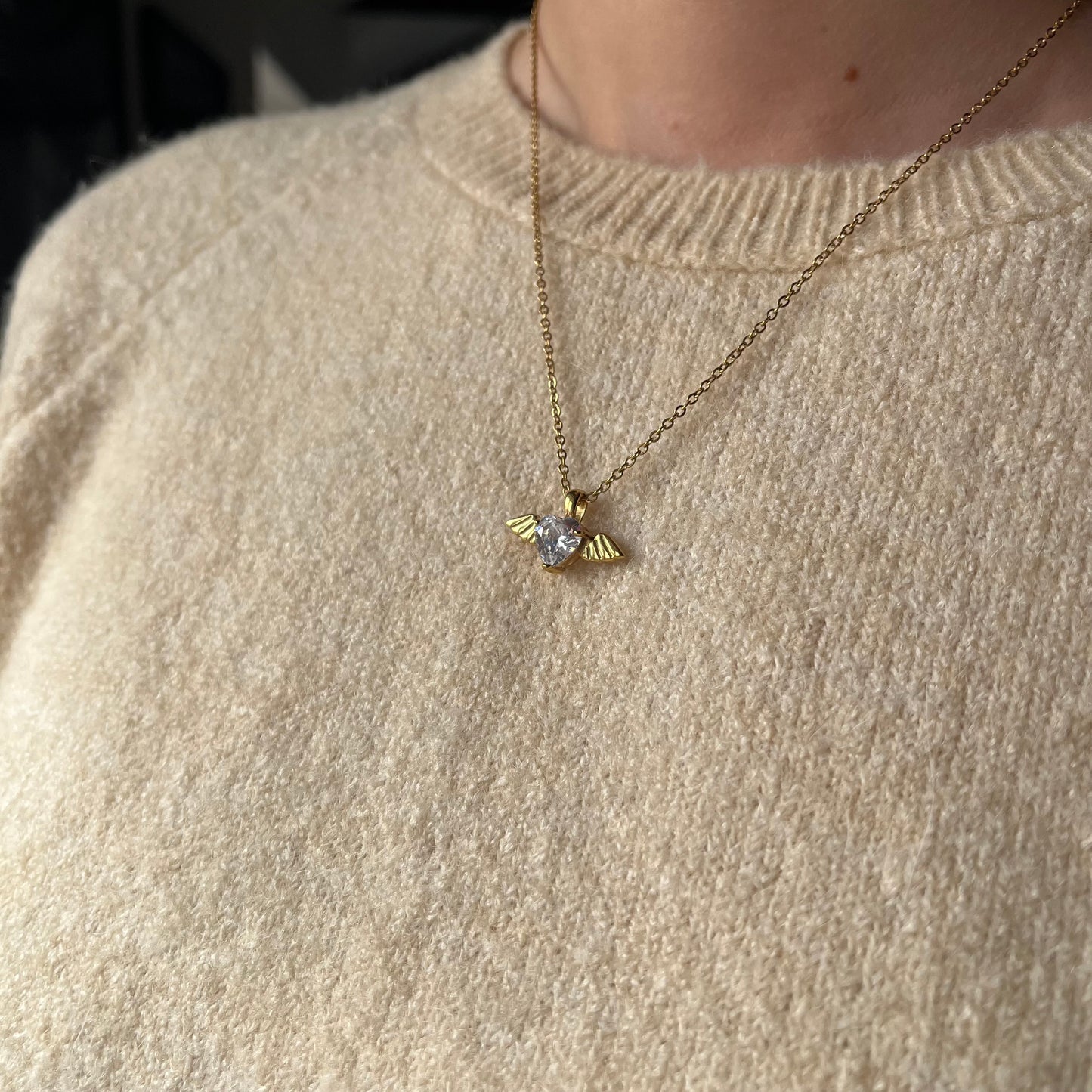 Flying Heart Necklace