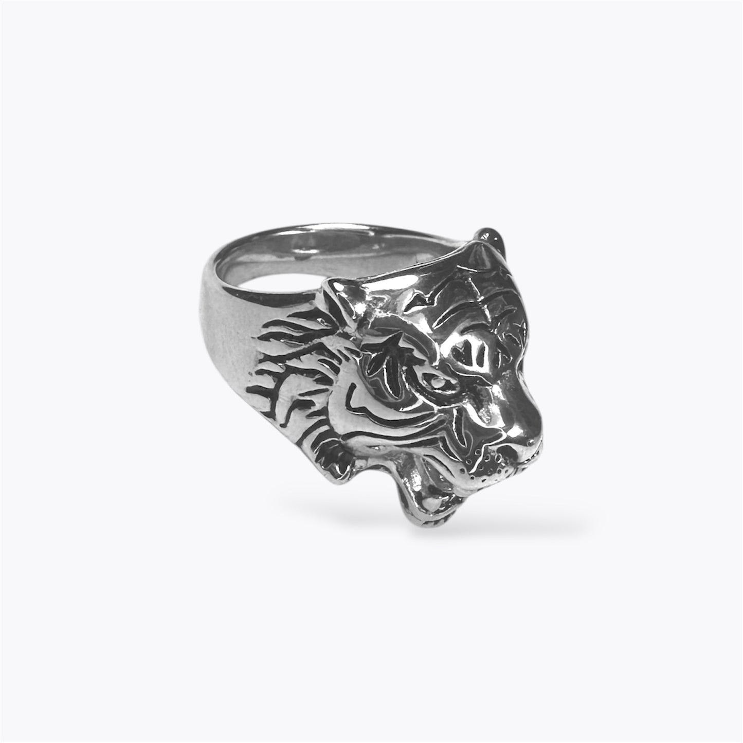 Tiger Head Ring