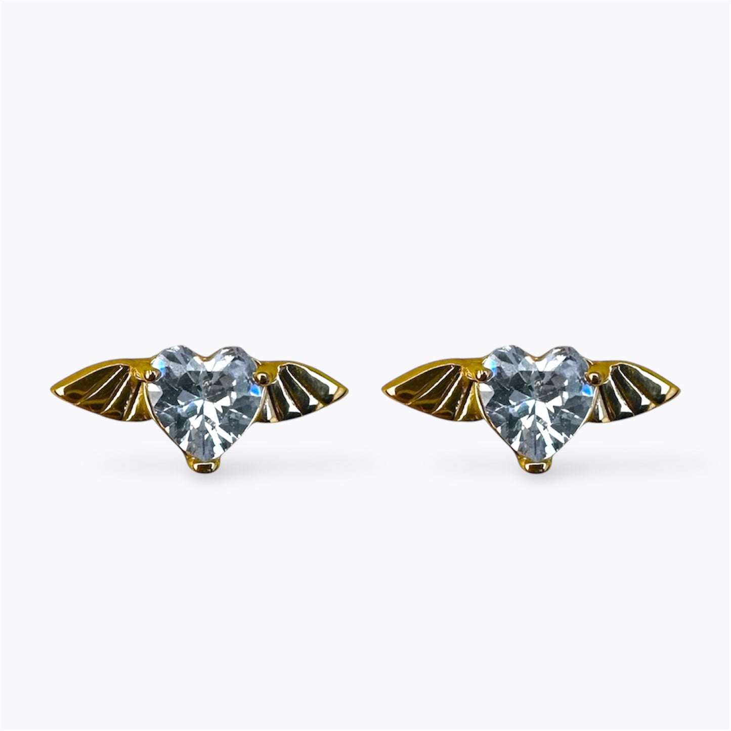 Flying Heart Studs