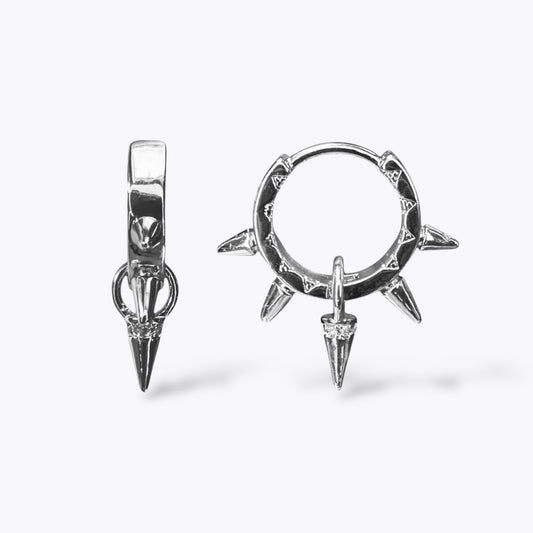 Spiked Drop Earrings