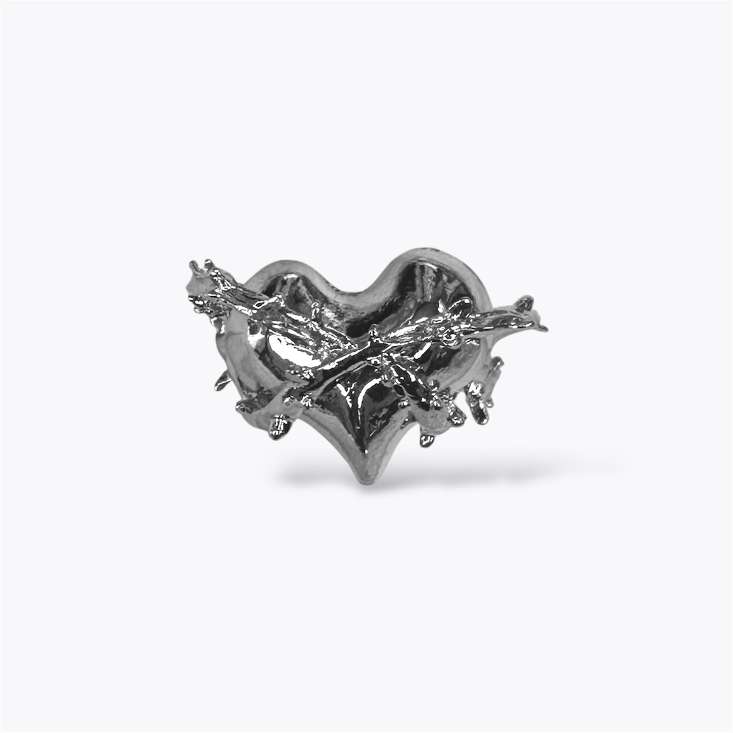 Spike Heart Ring