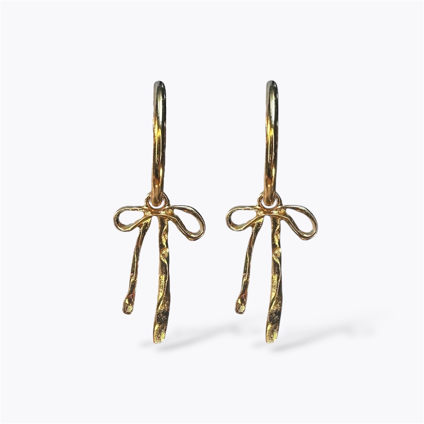Loose Bow Tie Earrings