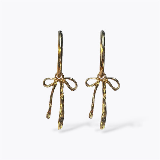 Loose Bow Tie Earrings