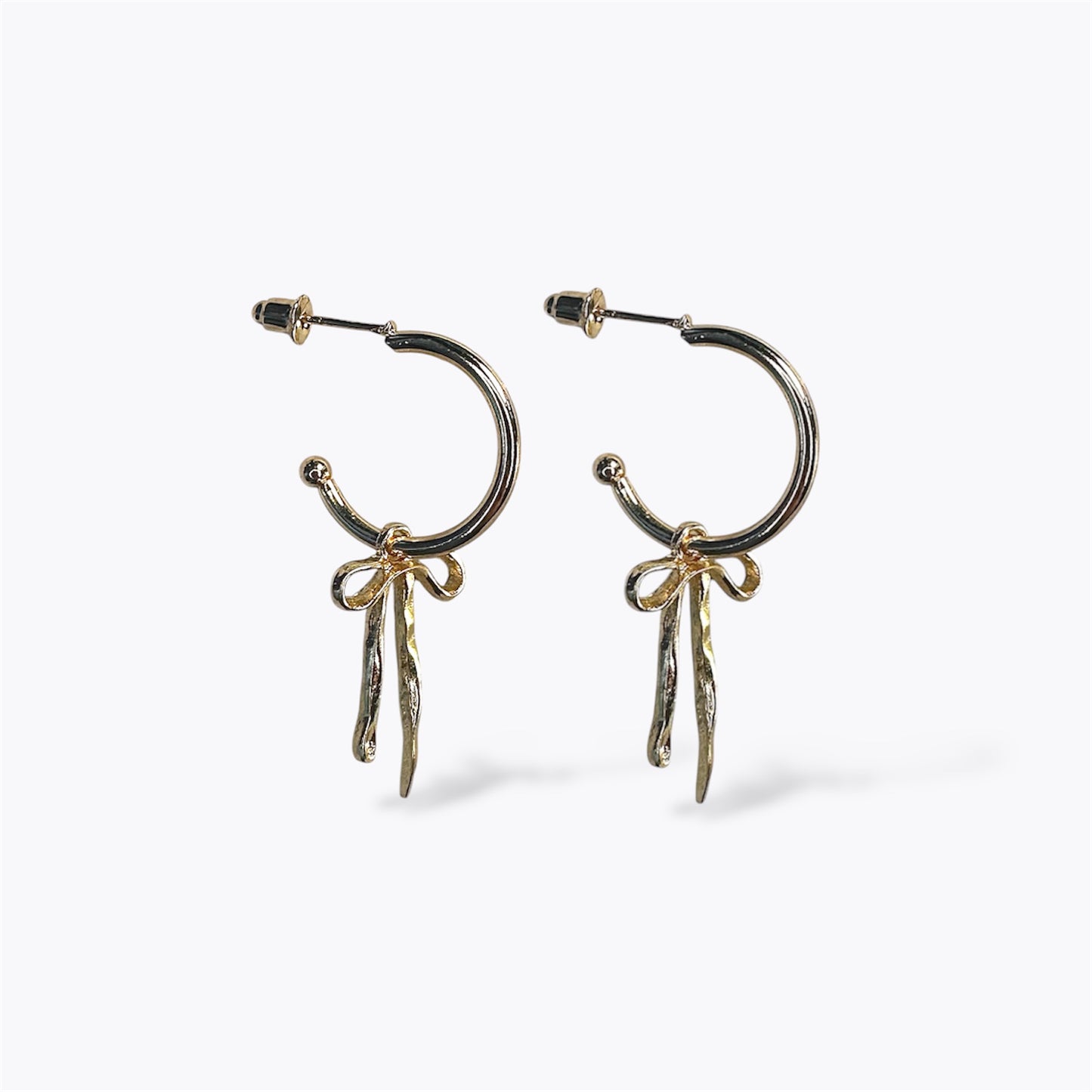Loose Bow Tie Earrings