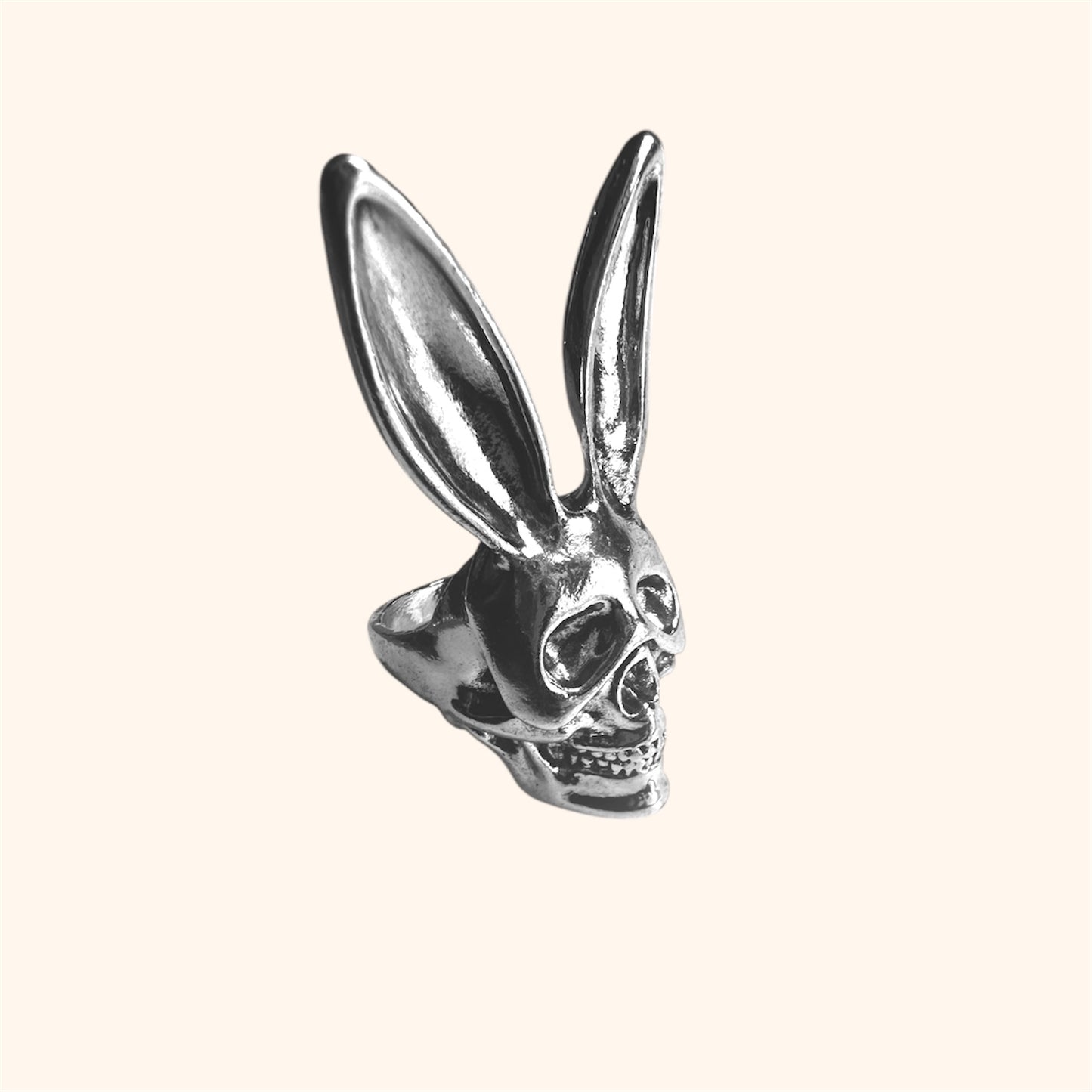 Bunny Skull Ring