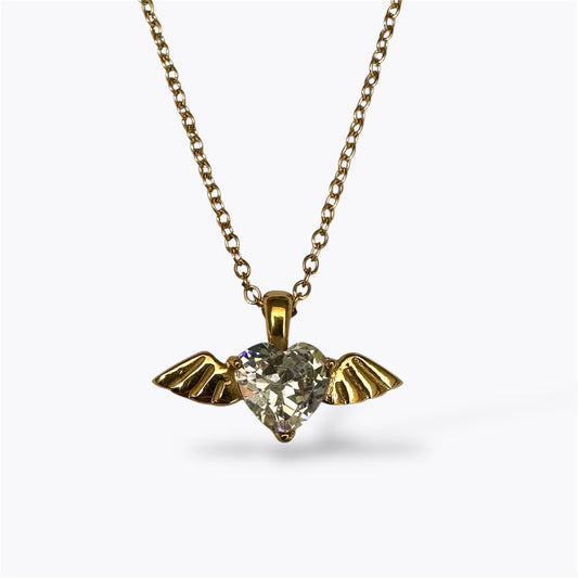 Flying Heart Necklace