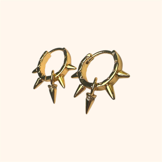 Spiked Drop Earrings