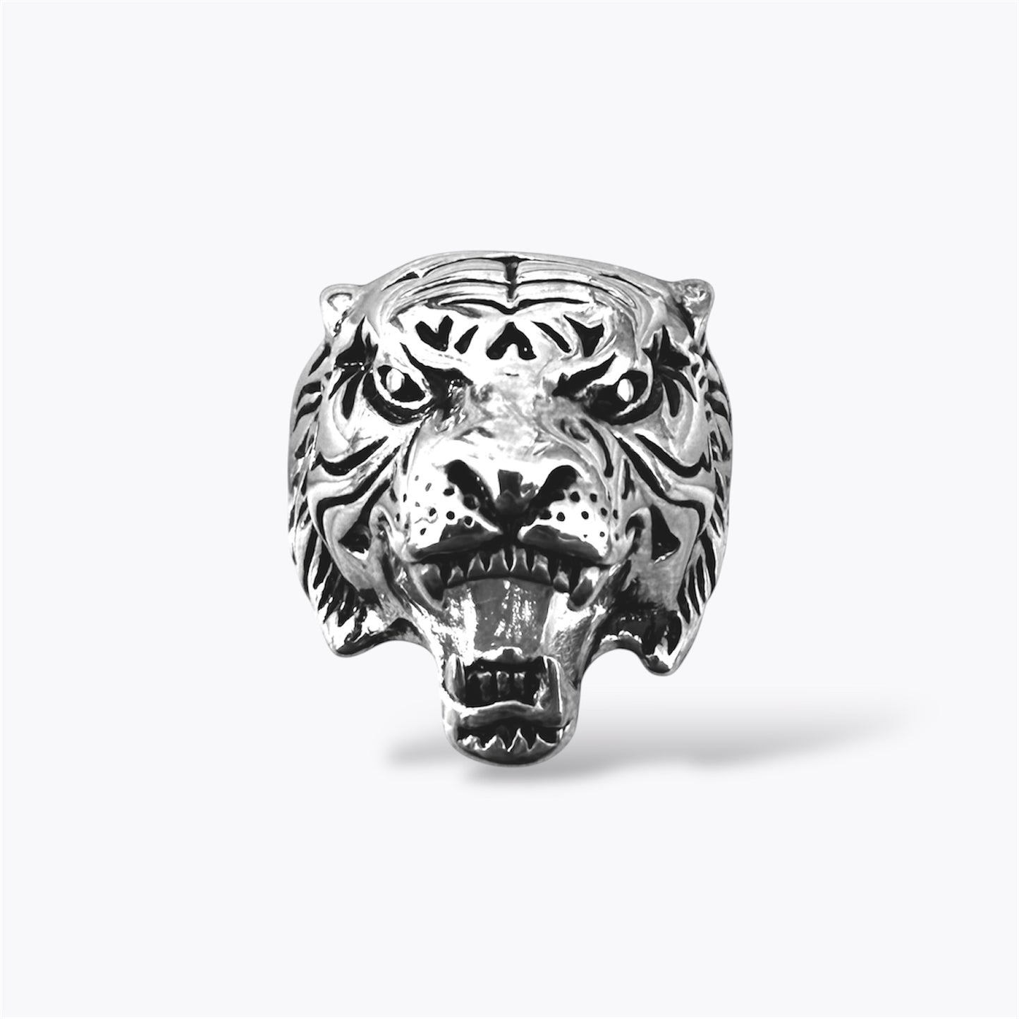Tiger Head Ring