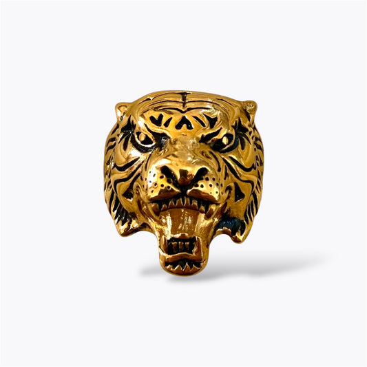 Tiger Head Ring